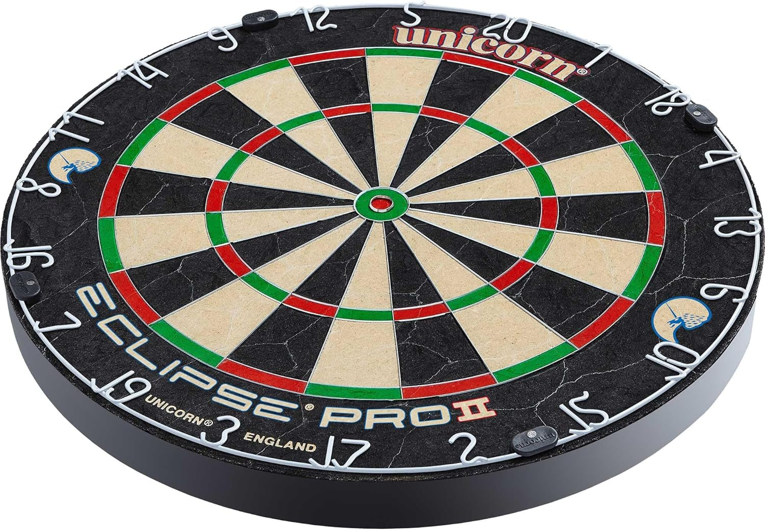 Eclipse Pro Dartscheibe Mit 2 Borsten Und Professionellem Sisal Und High Definition Spider, Professionelle Dartscheibe Für Erwachsene, Ultradünne Draht- Und Klammerfreie Konstruktion - Ghemy.co.uk