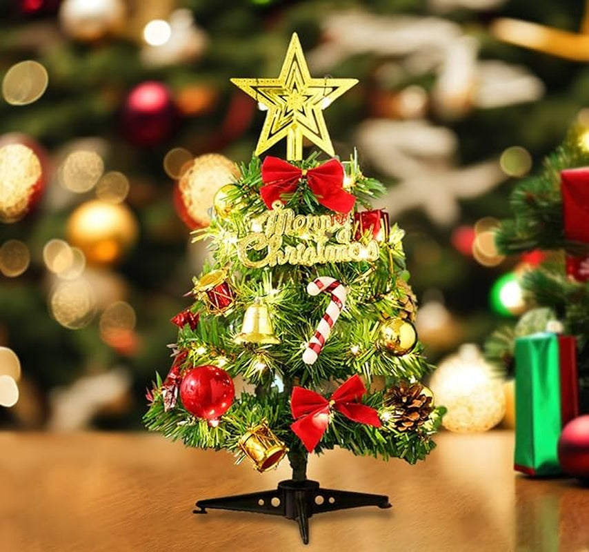 Tabletop Christmas Tree Small Desk Christmas Tree Artificial Xmas Trees 30Cm Min - Ghemy.co.uk