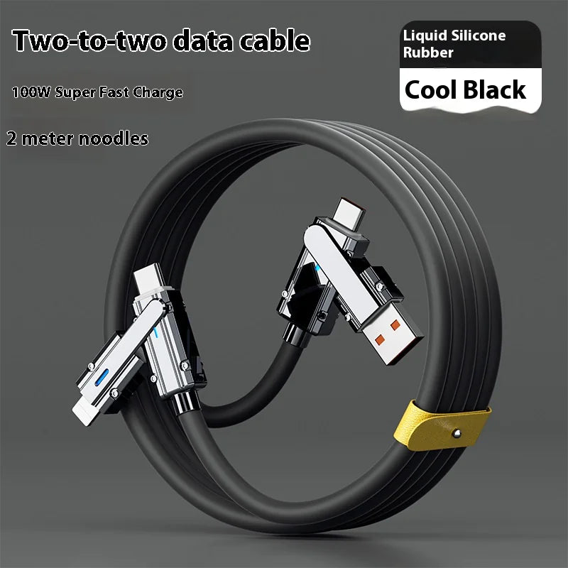 4-in-1 Fast Charging Data Cable - Ghemy.co.uk