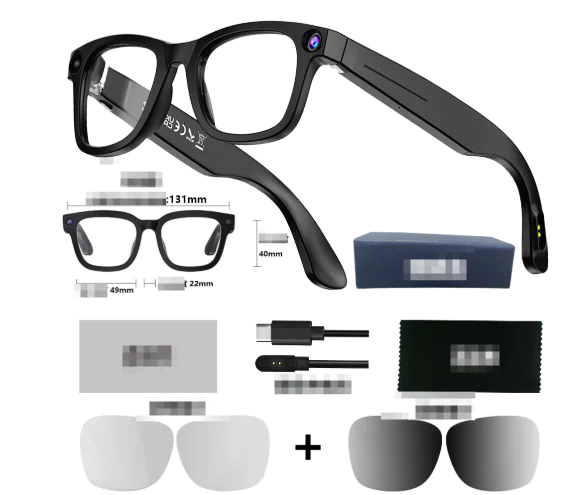 AI Camera Smart Glasses - Ghemy.co.uk