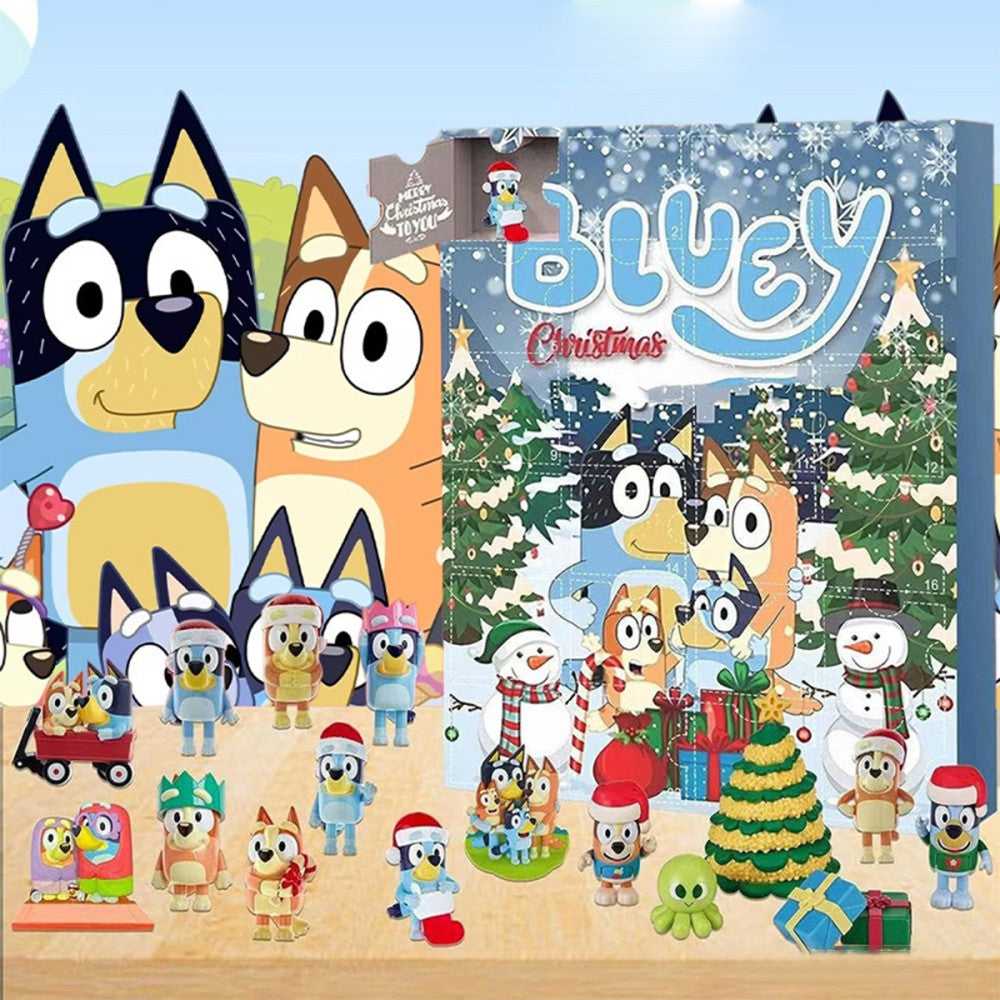 Christmas Bluey Advent Calendar Contains 24 Gifts Christmas Countdown Calendar - Ghemy.co.uk