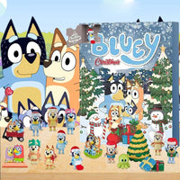 Christmas Bluey Advent Calendar Contains 24 Gifts Christmas Countdown Calendar - Ghemy.co.uk
