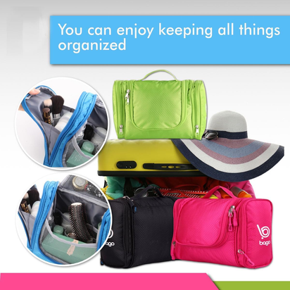 Travel Hanging Toiletry Wash Bag Makeup Cosmetic Organizer - Ghemy.co.uk