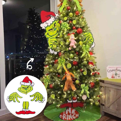 Christmas Grinch Christmas Tree Decoration Hatents Insert Creative Xmas Gifts - Ghemy.co.uk
