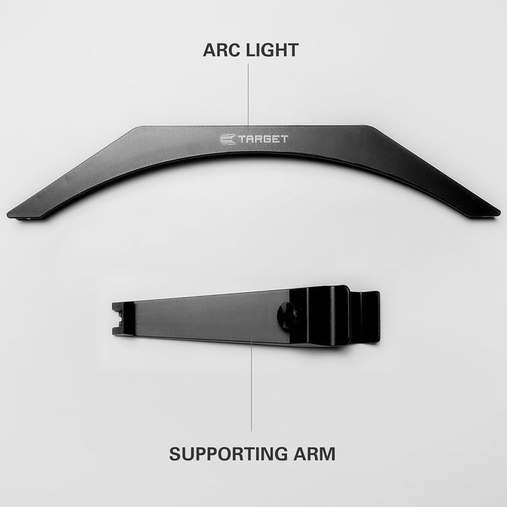 LED Dartboard Light - Bright Dart Board Lighting | Extra Long 3M Cable | Securely Fits All Dart Boards | Easy Assembly | Professional Darts Accessories - Ghemy.co.uk