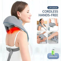 BEST GIFT Electric Neck and Shoulder with Heat Shiatsu Back Neck Massager Relax - Ghemy.co.uk
