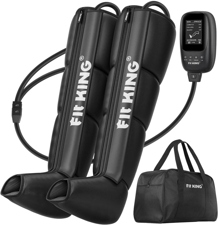 Leg Massager, Recovery Boots Leg Massagers for Pain and Circulation Relaxing Foot Calf & Thigh Compression Massage Machine Enhance Sports Performance (Medium) - Ghemy.co.uk