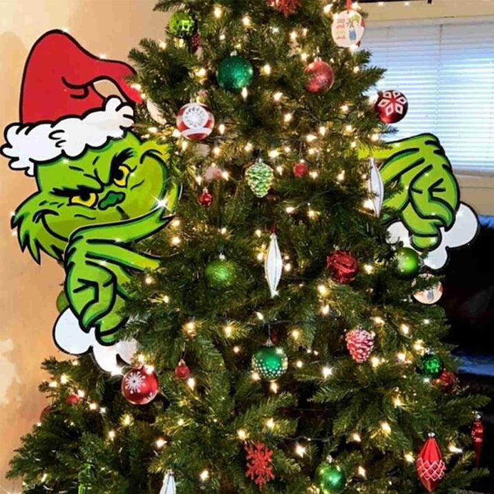 Christmas Grinch Christmas Tree Decoration Hatents Insert Creative Xmas Gifts - Ghemy.co.uk