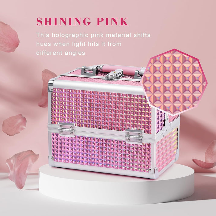 Makeup Box Vanity Case Cosmetic Organiser - Ghemy.co.uk