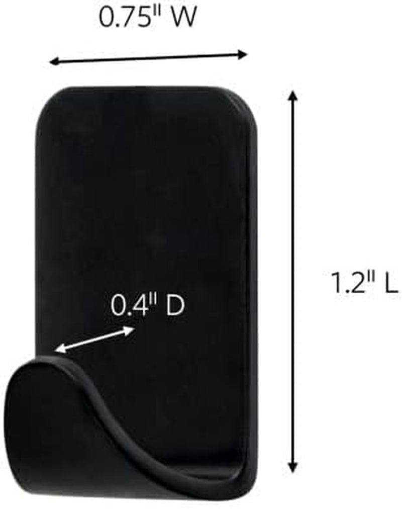 Designer Hooks, Medium, Brushed Nickel, 3-Hooks (17081BN-3ES), Great for Dorm Decor - Ghemy.co.uk