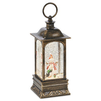 Large Christmas Water Spinner Snow Globe Snowman Tree Rustic Decorations Figures - Ghemy.co.uk