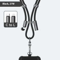 2-in-1 Phone Lanyard Charging Cable - Ghemy.co.uk
