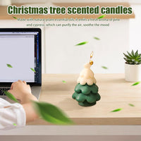 Christmas Tree Candles, Christmas Scented Candles, Aromatherapy Candles for the Table, Aromatherapy Candle, Scented Candle, Smokeless, Plant Fragrance for Living Room - Ghemy.co.uk