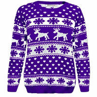 Girls Boys Xmas Jumper Reindeer Rudolph Knitted Christmas Jumper Kids Sweater - Ghemy.co.uk