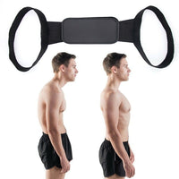 Posture Corrector Body Brace Back Lumbar Shoulder Support Belt Adjustable UK - Ghemy.co.uk