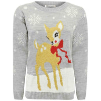 Girls Boys Xmas Jumper Reindeer Rudolph Knitted Christmas Jumper Kids Sweater - Ghemy.co.uk