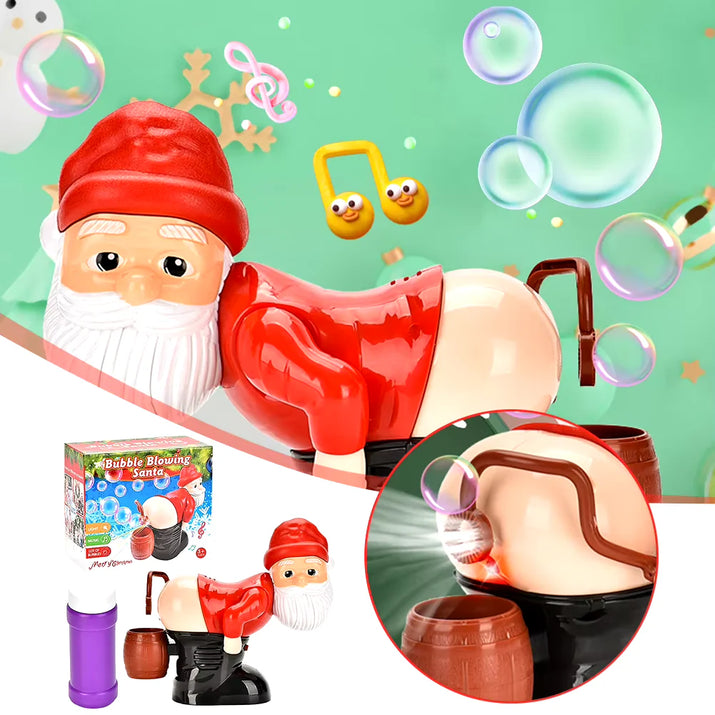 Santa’s Fart Bubble Machine – Christmas Toy with Music, Lights & Bubbles