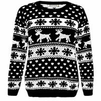 Girls Boys Xmas Jumper Reindeer Rudolph Knitted Christmas Jumper Kids Sweater - Ghemy.co.uk