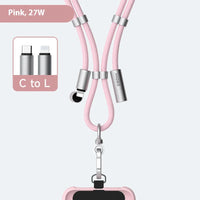 2-in-1 Phone Lanyard Charging Cable - Ghemy.co.uk