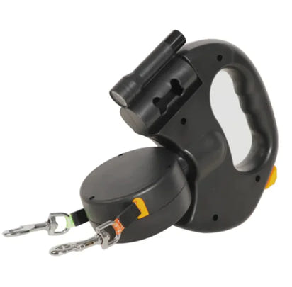 Auto Double Dog Leash - Ghemy.co.uk