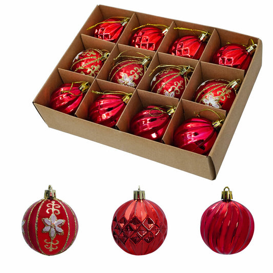 30PCS Mixed Christmas Balls Baubles Xmas Tree Ornament Christmas Home Decoration - Ghemy.co.uk