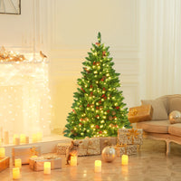 Artificial Christmas Tree 4.5FT Hinged Christmas Tree with 516 Branch Tips - Ghemy.co.uk