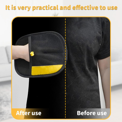 Asheyya 2 Pcs Pet Hair Removal Glove, Reusable Double Pet Grooming Gloves for Gr - Ghemy.co.uk