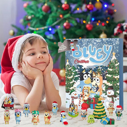 Christmas Bluey Advent Calendar Contains 24 Gifts Christmas Countdown Calendar - Ghemy.co.uk
