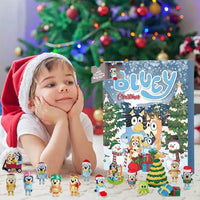 Christmas Bluey Advent Calendar Contains 24 Gifts Christmas Countdown Calendar - Ghemy.co.uk