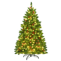 Artificial Christmas Tree 4.5FT Hinged Christmas Tree with 516 Branch Tips - Ghemy.co.uk