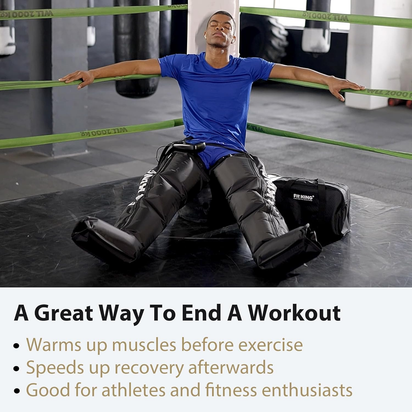 Leg Massager, Recovery Boots Leg Massagers for Pain and Circulation Relaxing Foot Calf & Thigh Compression Massage Machine Enhance Sports Performance (Medium) - Ghemy.co.uk