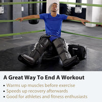 Leg Massager, Recovery Boots Leg Massagers for Pain and Circulation Relaxing Foot Calf & Thigh Compression Massage Machine Enhance Sports Performance (Medium) - Ghemy.co.uk