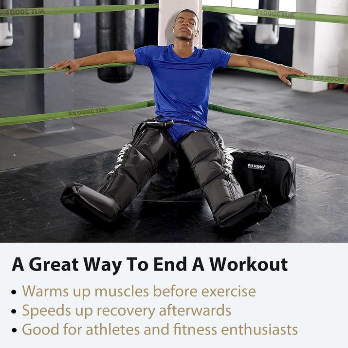 Leg Massager, Recovery Boots Leg Massagers for Pain and Circulation Relaxing Foot Calf & Thigh Compression Massage Machine Enhance Sports Performance (Medium) - Ghemy.co.uk