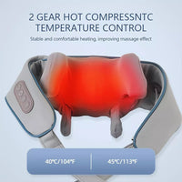 BEST GIFT Electric Neck and Shoulder with Heat Shiatsu Back Neck Massager Relax - Ghemy.co.uk