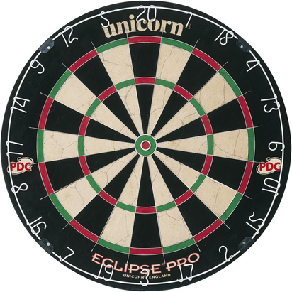 Eclipse Pro, Professional Bristle Dartboard with Competition Quality Sisal, Spider and Number Ring, Professional Dart Board for Adults - Ghemy.co.uk