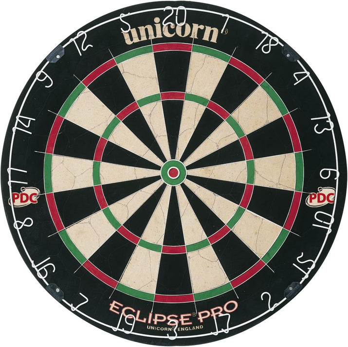 Eclipse Pro, Professional Bristle Dartboard with Competition Quality Sisal, Spider and Number Ring, Professional Dart Board for Adults - Ghemy.co.uk