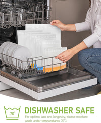 Reusable Storage Bags, BPA Free PEVA Resuable Freezer Bags, Reusable Gallon Bags, Reusable Sandwish Bags, Silicone Food Bags (20Pack-8Gallon Bags +6Sandwich Bags +6Snack Bags) - Ghemy.co.uk