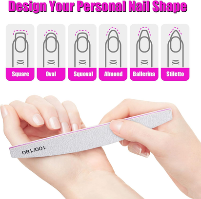 10 Pcs Nail File Set - Ghemy.co.uk