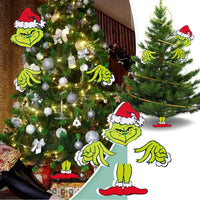 Christmas Grinch Christmas Tree Decoration Hatents Insert Creative Xmas Gifts - Ghemy.co.uk