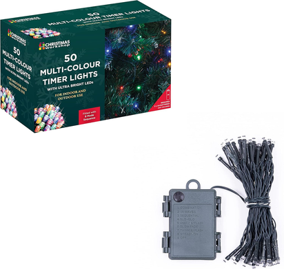 The Christmas Workshop 70320 Multi-Coloured Christmas Lights / 50 LED Christmas - Ghemy.co.uk