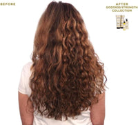 Goddess Strength Sulfate Free Shampoo, Hair Conditioner, Leave in Conditioner & Hair Treatment Oil Made with Castor Oil (4 Products) - Ghemy.co.uk