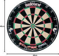 Eclipse Pro, Professional Bristle Dartboard with Competition Quality Sisal, Spider and Number Ring, Professional Dart Board for Adults - Ghemy.co.uk
