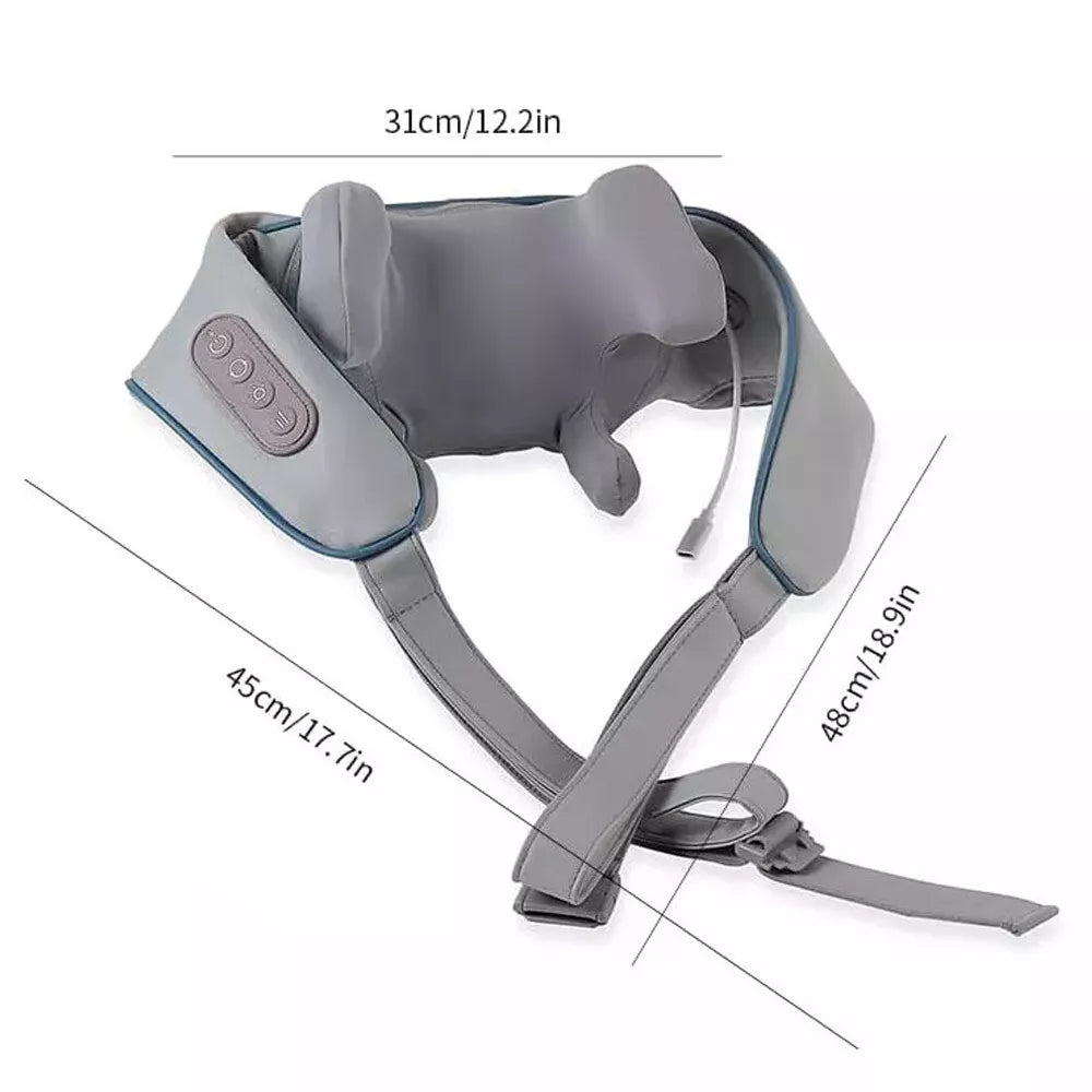 BEST GIFT Electric Neck and Shoulder with Heat Shiatsu Back Neck Massager Relax - Ghemy.co.uk
