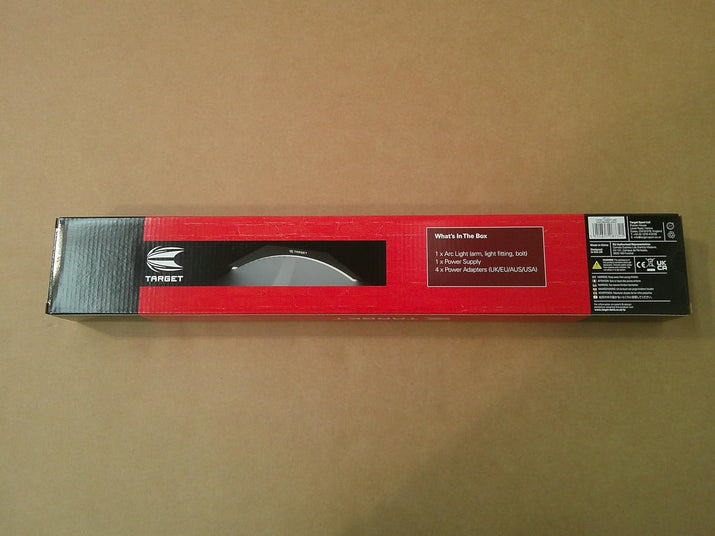 LED Dartboard Light - Bright Dart Board Lighting | Extra Long 3M Cable | Securely Fits All Dart Boards | Easy Assembly | Professional Darts Accessories - Ghemy.co.uk