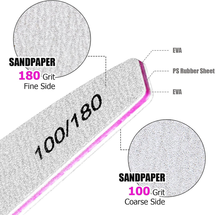 10 Pcs Nail File Set - Ghemy.co.uk