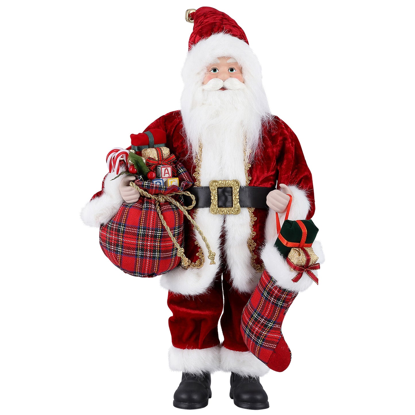 18" Standing Santa Claus – Christmas Decoration & Holiday Gift