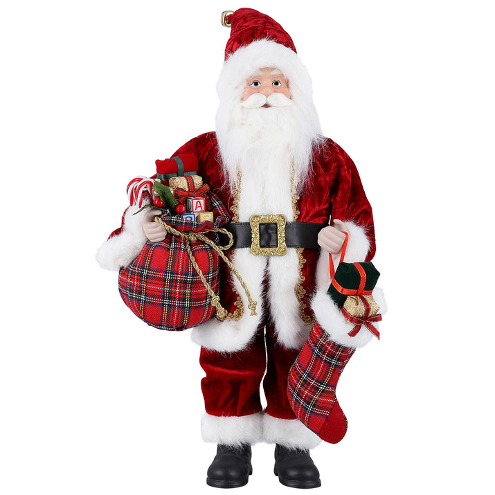 18" Standing Santa Claus – Christmas Decoration & Holiday Gift