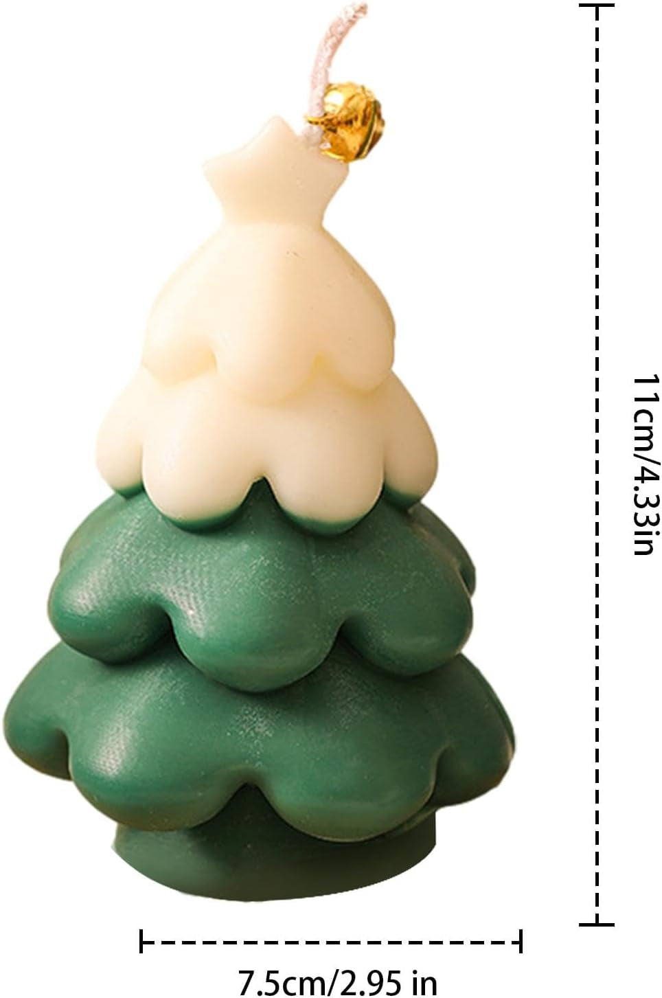 Christmas Tree Candles, Christmas Scented Candles, Aromatherapy Candles for the Table, Aromatherapy Candle, Scented Candle, Smokeless, Plant Fragrance for Living Room - Ghemy.co.uk