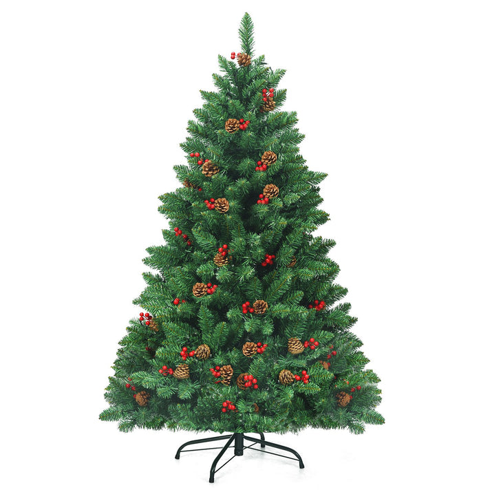 Artificial Christmas Tree 4.5FT Hinged Christmas Tree with 516 Branch Tips - Ghemy.co.uk