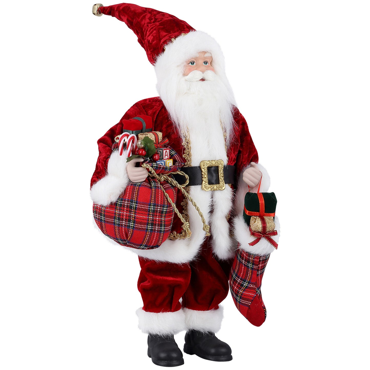 18" Standing Santa Claus – Christmas Decoration & Holiday Gift